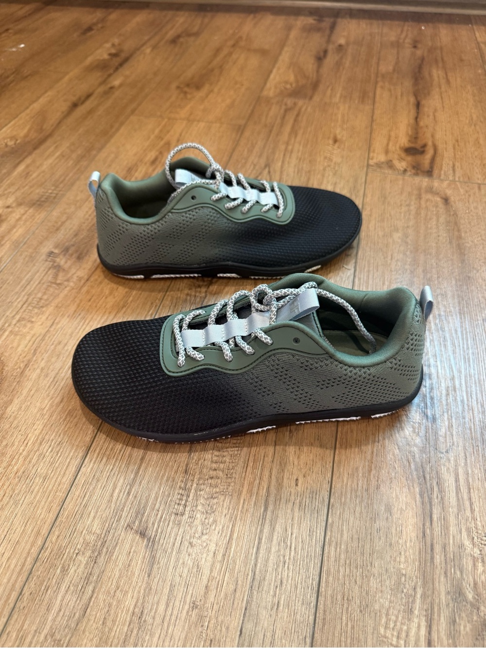 Women’s Hike Footwear Lightweight Black and Olive Green Athletic Sneakers
